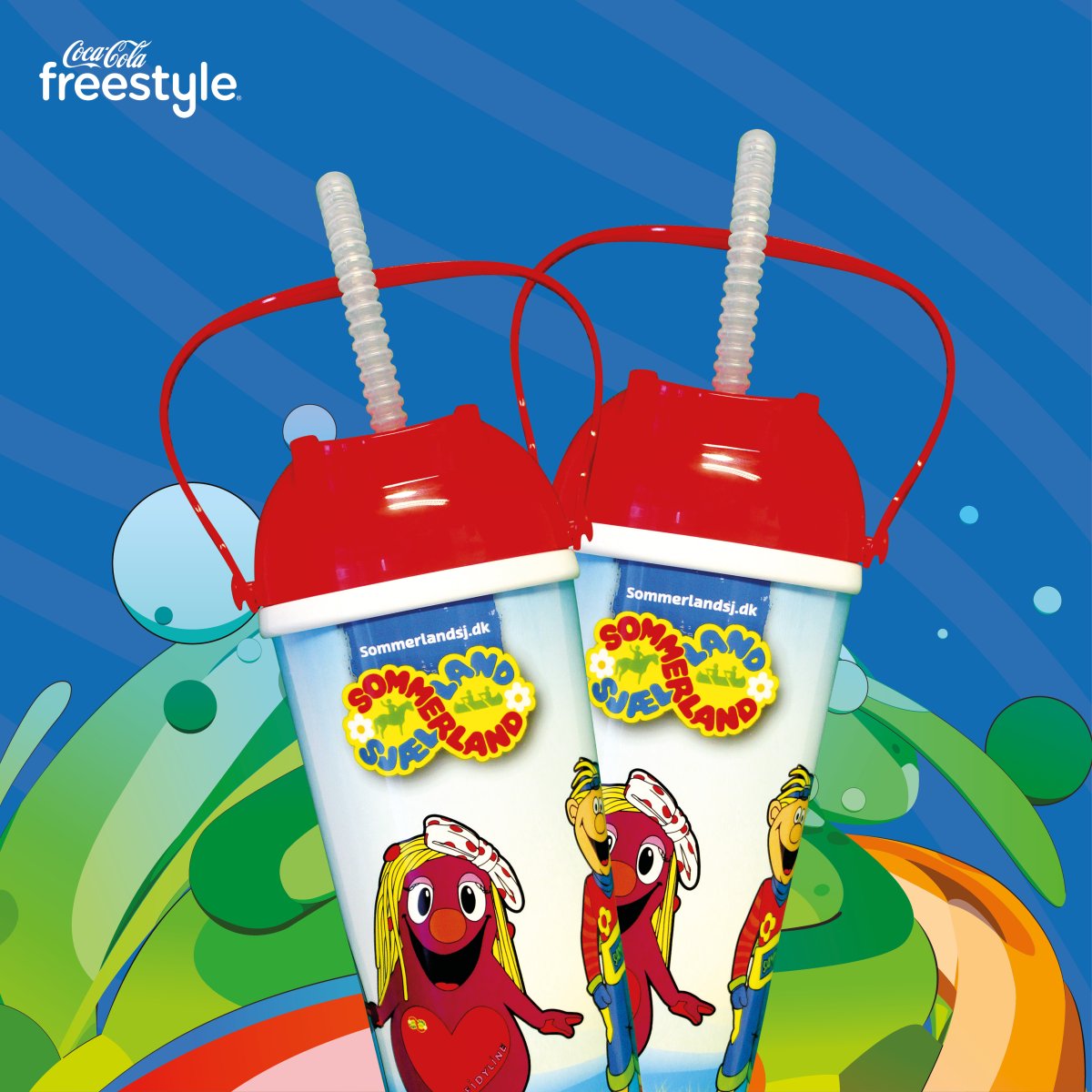 2 stk. Coca-Cola Freestyle kop
