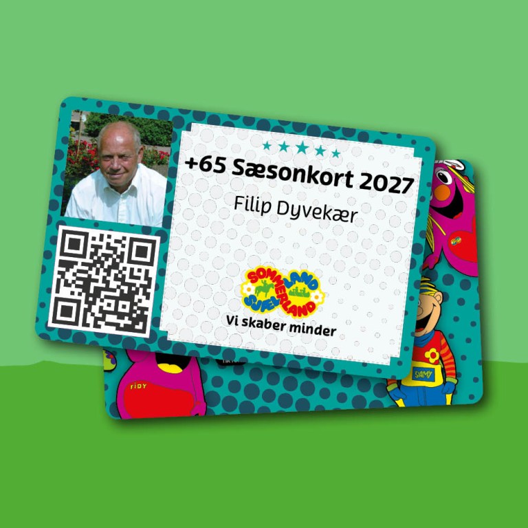 +65 sæsonkort 2027